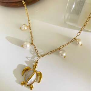 Collar tortuga pearl
