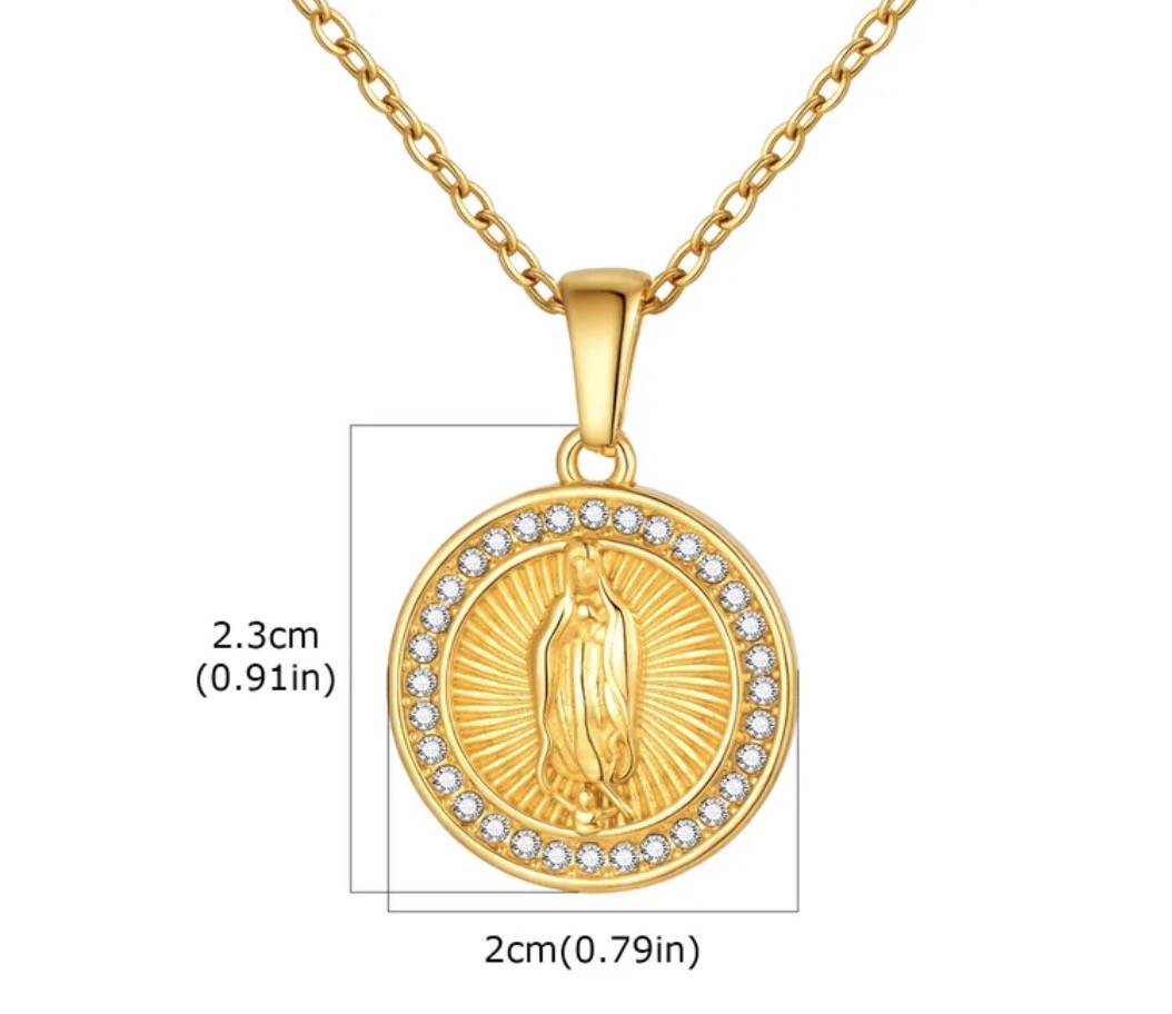 Collar medalla Virgen milagrosa - Imagen 6