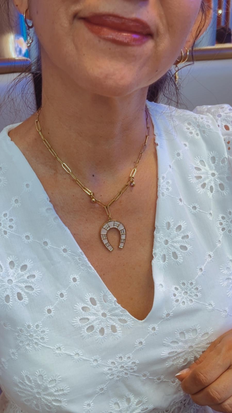 Collar amuleto "Herradura" - Imagen 3