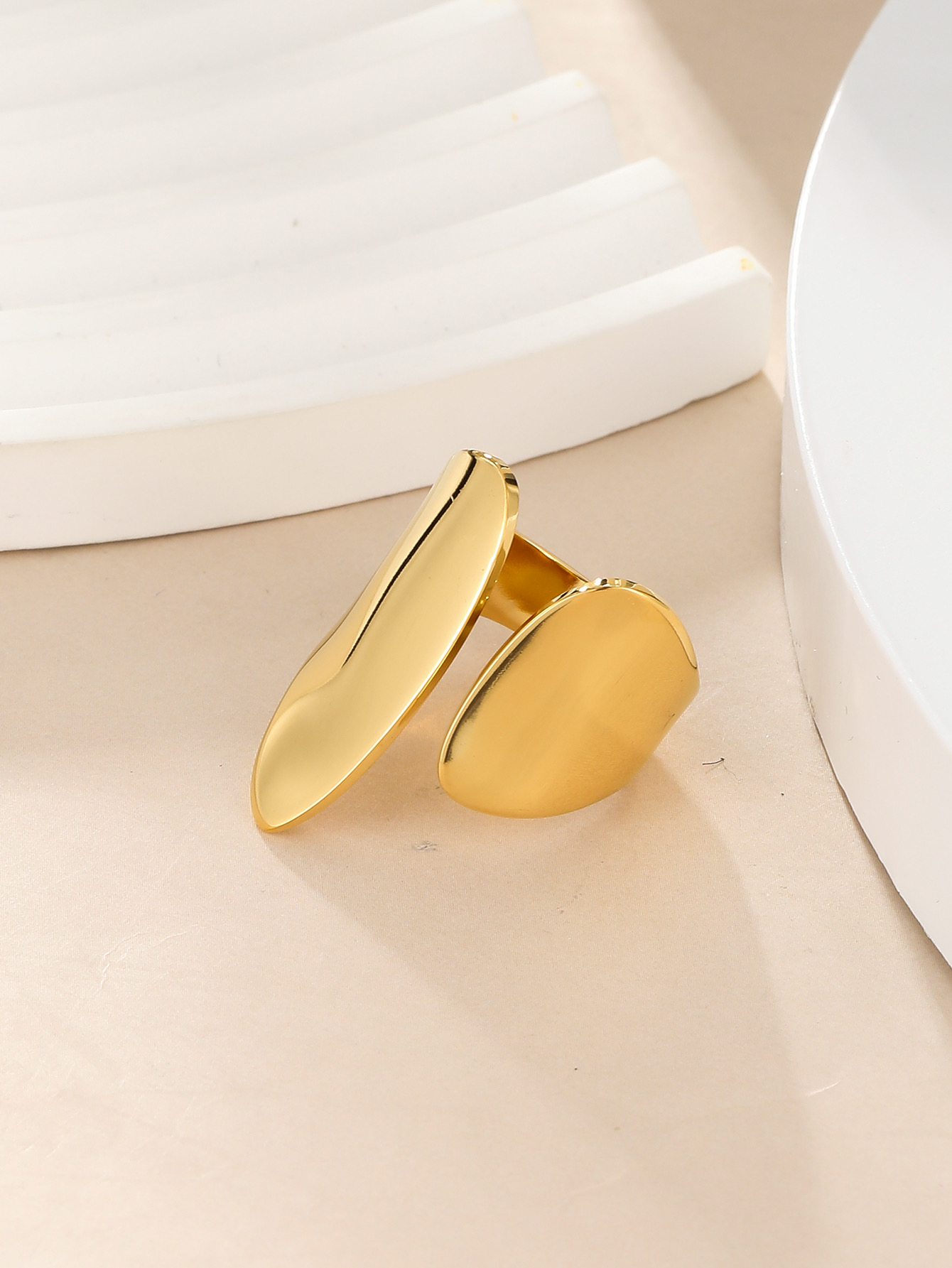 Anillo abierto “Belle” tala unica - Imagen 4