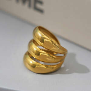 Anillo abierto “Honey” talla única