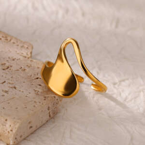 Anillo abierto “Belize” ajustable